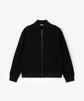 Толстовка из джерси чёрная для мальчика Gulliver (170)