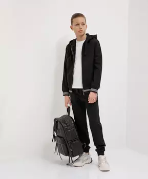 Толстовка из футера черная Gulliver (152)