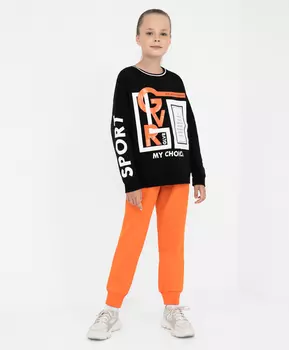 Толстовка из футера с принтом в стиле колорблокинг Gulliver