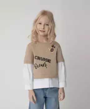 Толстовка комбинированная Gulliver (110)