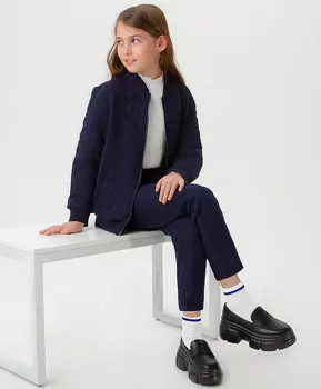 Толстовка на молнии темно-синяя Button Blue (158)