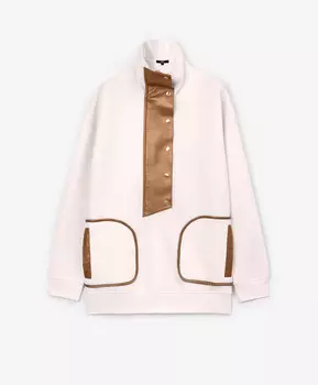 Толстовка нераспашная молочного цвета GLVR (S)