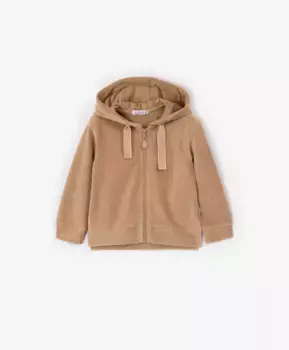 Толстовка распашная бежевая Gulliver (80)