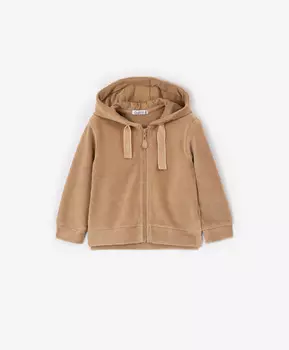 Толстовка распашная бежевая Gulliver (98)