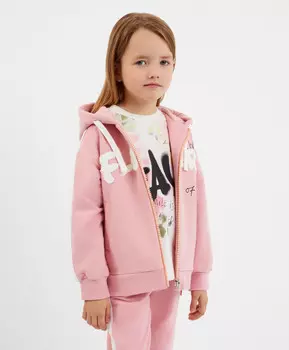 Толстовка распашная розовая Gulliver (134)