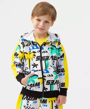 Толстовка с принтом Button Blue (98)