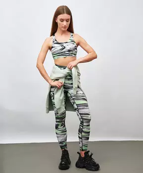 Топ спортивный укороченный с мягкими чашками для женщины разноцветный Jumkey