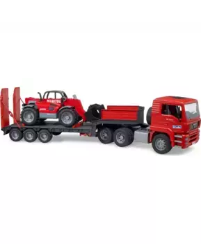 Тягач MAN с погрузчиком Manitou