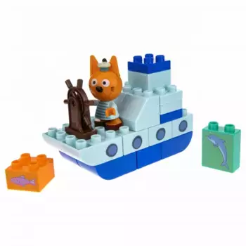 Три кота Конструктор Коржик на корабле