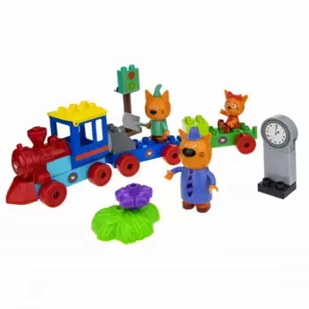 Три кота Конструктор Путешествие на поезде