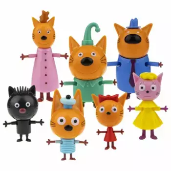 Три кота Набор 7 героев