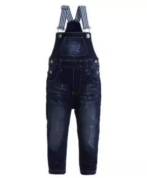 Трикотажный джинсовый полукомбинезон Gulliver (74)