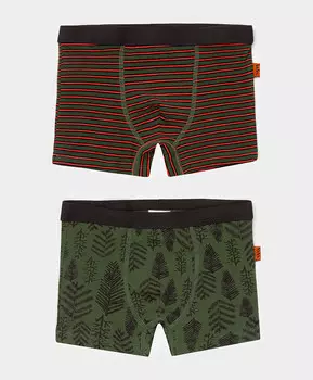 Трусы 2 пары зеленые Button Blue