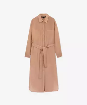 Туника прямой свободной формы бежевая GLVR (XL)