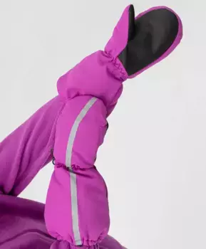 Варежки плащевые фиолетовые Button Blue (12)