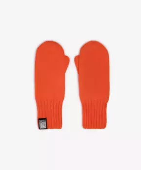 Варежки вязаные оранжевые Gulliver (16)