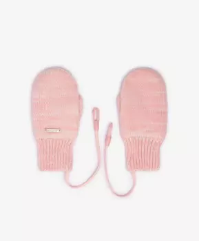 Варежки вязаные розовые Gulliver (12)