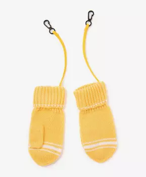 Варежки вязаные желтые Gulliver
