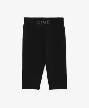 Велосипедки детские из риба чёрные Gulliver