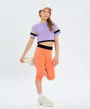 Велосипедки коралловые для девочки Button Blue