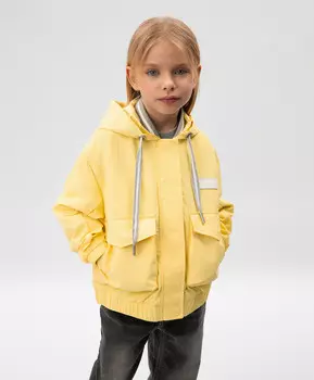 Ветровка для девочки желтая Roberto Moretti
