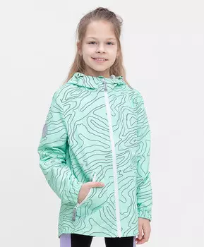 Ветровка с мембраной мятная Button Blue (98)