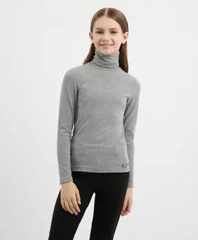 Водолазка трикотажная серая для девочки Gulliver (122)