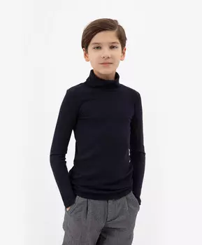 Водолазка трикотажная синяя для мальчика Gulliver (170)