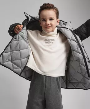 Водолазка вязаная из кашемира молочная для мальчика Gulliver Select (110)