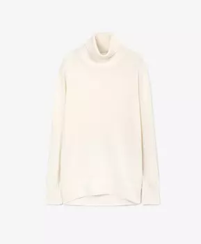 Водолазка вязаная молочного цвета GLVR (M)