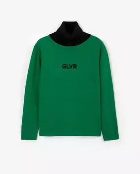 Водолазка вязаная зеленая Gulliver (170)