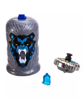 Волчок с пусковым механизмом и колпачком "Медведь Арс" Спинфайтеры