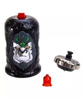 Волчок с пусковым механизмом и колпачком "Рычащий Конг" Спинфайтеры