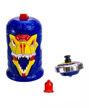 Волчок с пусковым механизмом и колпачком "Железный Дракон" Спинфайтеры