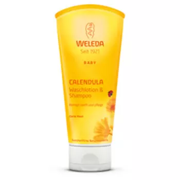 Weleda Детский шампунь-гель с календулой для волос и тела 200 мл