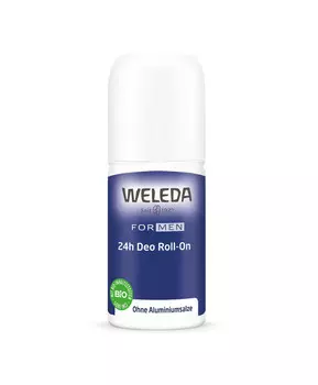 Weleda Мужской дезодорант 24 часа Roll-On 50 мл