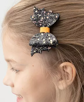 Заколка для волос бабочка синяя Button Blue