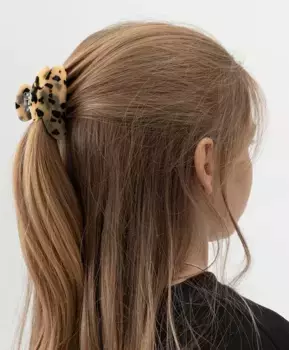 Заколка для волос бежевая Button Blue (One size)