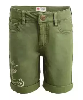 Зеленые шорты из твила Button Blue (140)