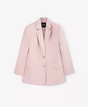 Жакет текстильный силуэта умеренный оверсайз розовый GLVR