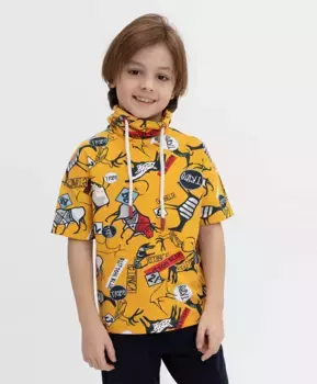 Желтая футболка Button Blue (110)