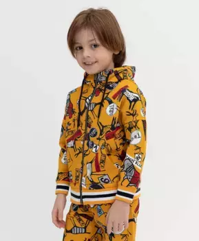 Желтая толстовка Button Blue (116)