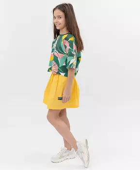 Желтая юбка Button Blue (158)