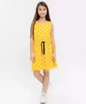 Желтое платье Button Blue (104)