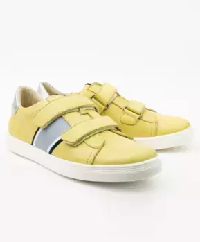 Желтые кожаные кеды Gulliver (39)
