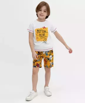 Желтые шорты Button Blue (98)