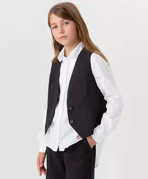Жилет классический черный Button Blue (170)