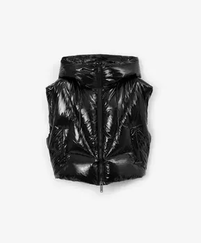 Жилет на натуральном пуху черный GLVR (XL)