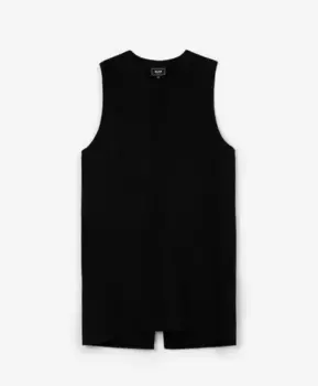 Жилет-сарафан оверсайз черный GLVR (XL)