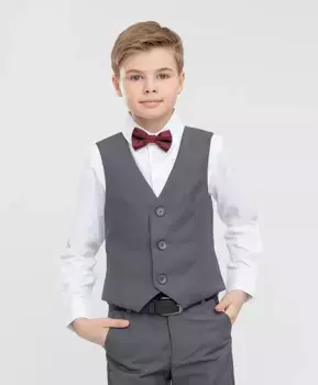 Жилет серый Button Blue (122)